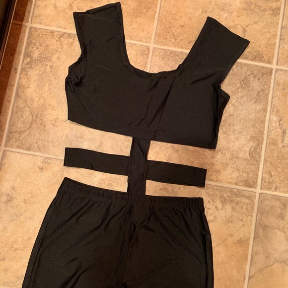 Sexy Black Stretchy Cat Bodycon Club Bodysuit - Picture 7 of 8